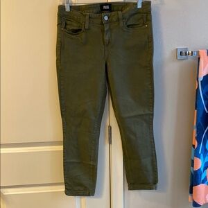 Paige Women's Olive Jeans
